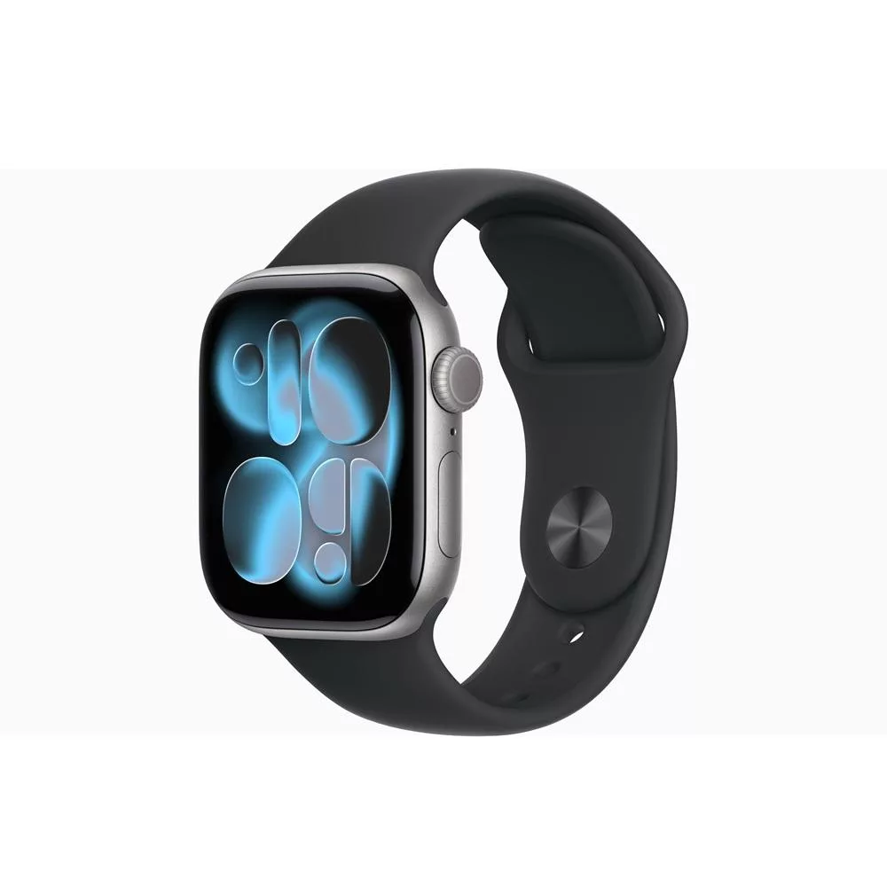 Apple Watch S11 GPS 42mm鋁金屬錶殼+運動型錶帶 太空灰錶殼+黑錶帶M/L