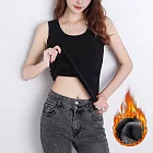 【AnZa】M~L加絨加厚內搭保暖背心M~L(2色) FREE 黑色(適穿M~L)