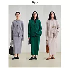 ltyp旅途原品 100%羊毛絞花開衫毛衣 復古文藝針織外套女冬 M L M 森林綠