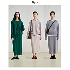 ltyp旅途原品 100%羊毛絞花套頭毛衣 復古文藝針織外套女冬 M L M 古陶杏