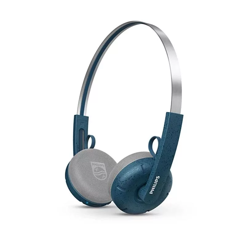 PHILIPS 百年紀念經典款 半開放頭戴式藍牙耳機 TAH2000 |HIFI音質 經典重現 藍綠色