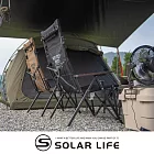 KAZMI KZM 工業風六段折疊椅(含掛物架).露營折疊椅 可調式摺疊椅 大川椅巨川椅 戶外休閒椅 六段高背椅 黑色