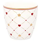 GREENGATE / Clarina heart white 迷你拿鐵杯