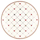 GREENGATE / Clarina heart white 餐盤15cm