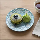 【日本Minoru】Lintu飛鳥花草 陶瓷小皿9.9cm ‧ 藍