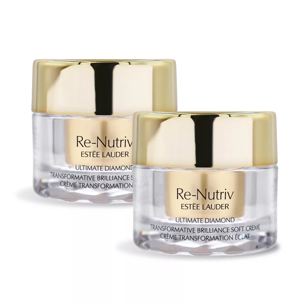 ESTEE LAUDER 雅詩蘭黛 白金級黑鑽松露逆時煥顏霜(15ml)X2-公司貨