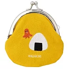 日本 DECOLE 刺繡口金零錢包 御飯糰