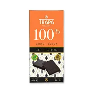 西班牙 Trapa 精選100%黑巧克力片80g*2