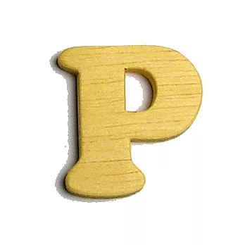 英文字母(木質素材)-P