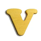 英文字母(木質素材)-V