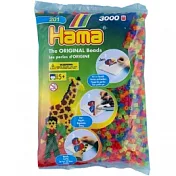 《Hama 拼拼豆豆》3,000 顆拼豆補充包-51號霓虹混色