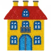 《Hama 拼拼豆豆》模型板-房屋