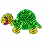 《Hama 幼兒大拼豆》幼兒大豆豆專用透明模型板-海龜
