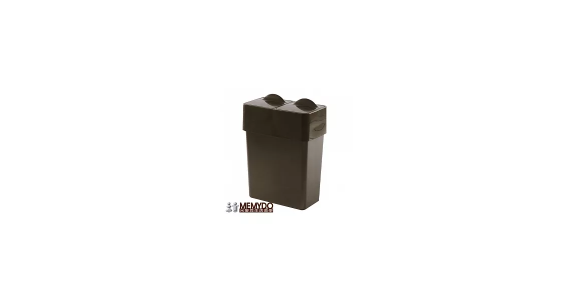 【Ecolid can】雙口回收桶-復古銅