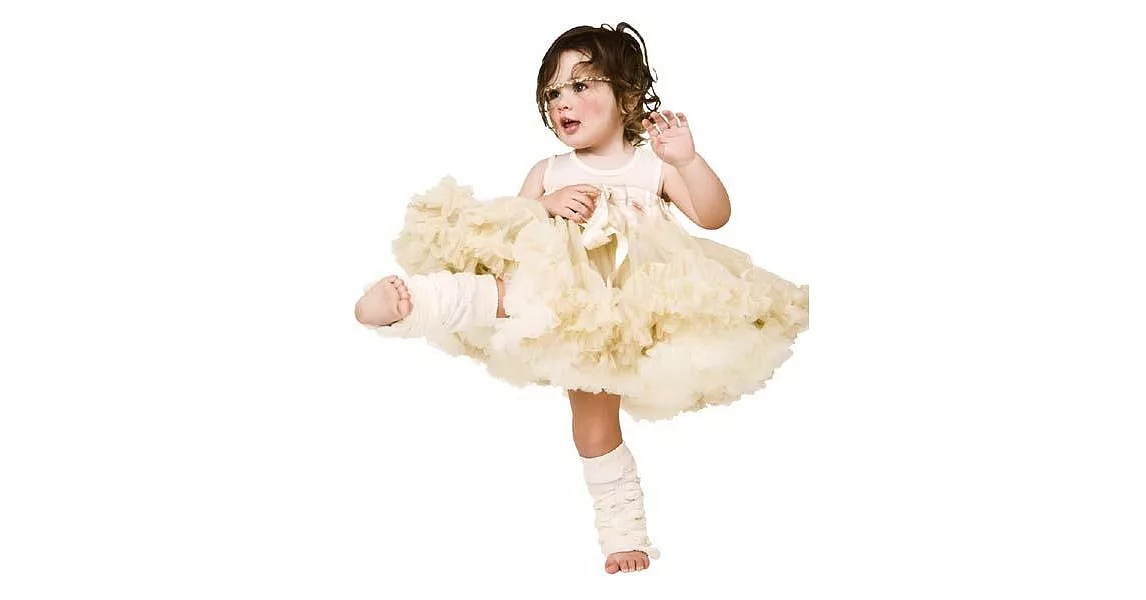 澳洲Huggalugs創意手襪套,荷葉邊Vanilla Cream,時尚實惠的選擇!