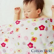 棉花田【Baby兔】兒童刺繡印花舒柔隨意毯(76x102cm)