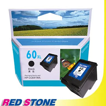 RED STONE for HP CC641WA環保墨水匣(黑色)NO.60XL＂高容量＂