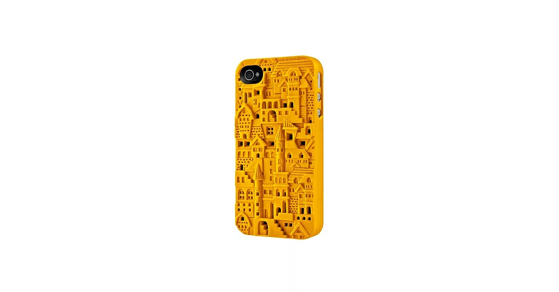 SwitchEasy Chateau iPhone 4 / 4S 城堡雕刻立體保護殼 -黃色