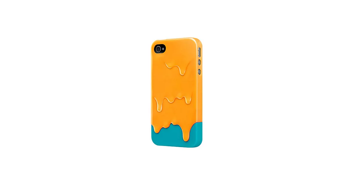 SwitchEasy Melt iPhone 4 / 4S 冰淇淋融化立體造型保護殼 - 甜橙