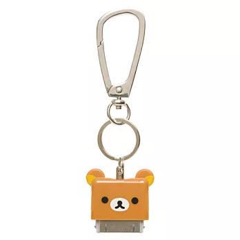 San-X 懶熊數位配件系列吊掛鑰匙圈(iPhone&iPod;)。懶熊