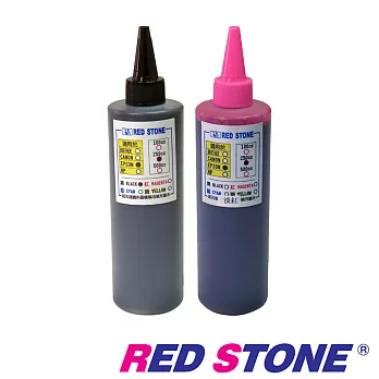 RED STONE for EPSON連續供墨填充墨水250CC(黑色+淡紅色.二色一組)