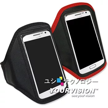 Samsung GALAXY Premier i9260 簡約風運動臂套 _紅
