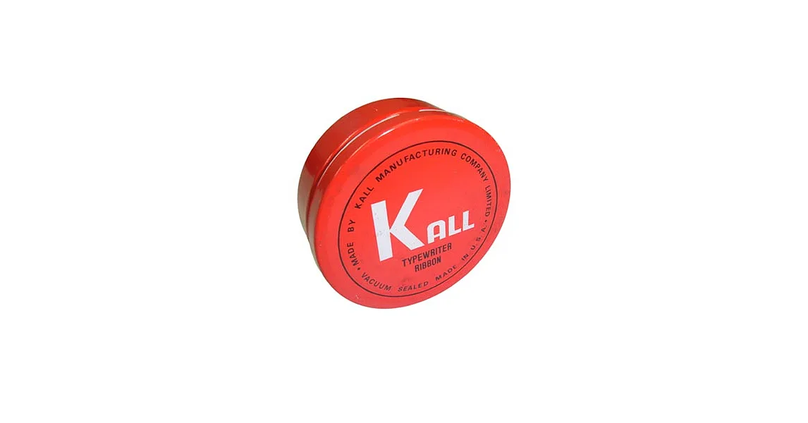 KALL K.O.N 傳統手動機械式打字機色帶(黑色&紅色)
