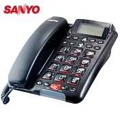 SANYO三洋全免持擴音對講有線電話機 TEL-011-(黑色)