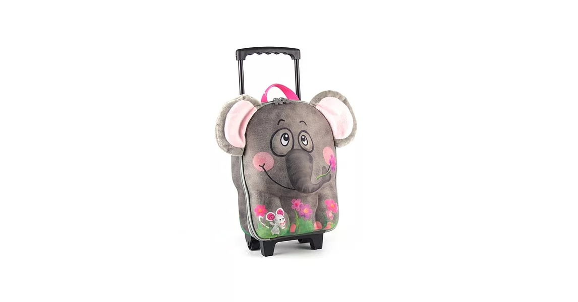 德國 okiedog 兒童3D動物造型系列-拉桿式行李箱(大象)