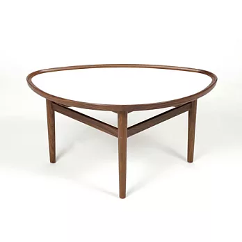 Finn Juhl Model 48 The Eye Table （胡桃木 / 白桌面）