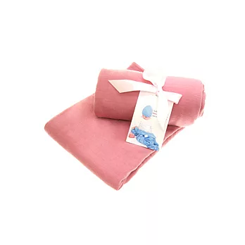 紐西蘭Baby Love Merino 美麗諾羊毛多用途包巾被/單件組- 玫瑰粉紅玫瑰粉紅