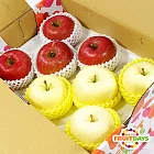 【鮮果日誌】金紅招財蘋果禮盒(8入禮盒裝)