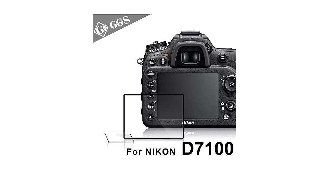 LARMOR防爆玻璃相機保護貼-NIKON D7100/D7200專用