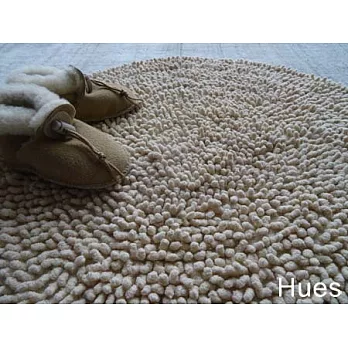 義大利 Round 純棉地毯 直徑60(cm)BEIGE