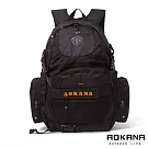 AOKANA奧卡納 台灣釦具 護脊紓壓電腦後背包 可收納籃球 (橘標) 68-069