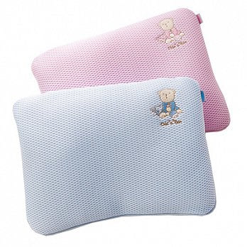 【奇哥】立體超透氣嬰兒塑型枕 (2色選擇)粉色