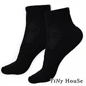 TiNyHouSe 舒適襪 薄型運動襪 (型號T-05黑色M號)2雙組