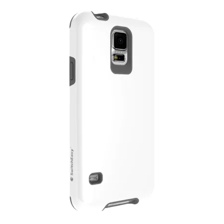 SwitchEasy Duo Samsung Galaxy S5雙層亮面保護殼-白色