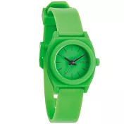NIXON TIME TELLER P 躍動普普個性腕錶-綠/小