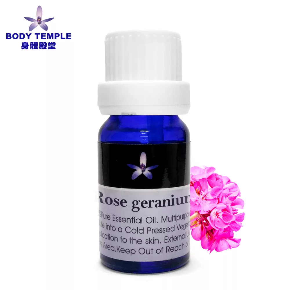 Body Temple玫瑰天竺葵(Rose geranium)芳療精油10ML