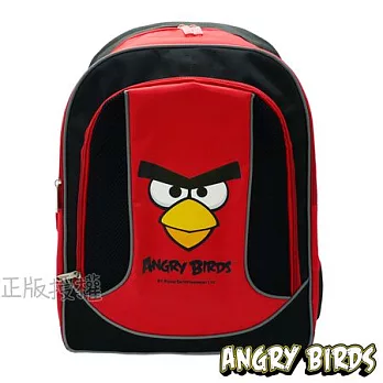 【Angry Birds】憤怒鳥㊣版授權 反光護背三層後背書包(三款)紅色款