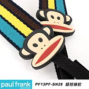 Paul Frank 大嘴猴-時尚相機背帶 DSLR 相機背帶 數位單眼相機背帶-多種造型顏色可選[PF13PF-SN28/綠棕條紋]