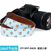 Paul Frank 大嘴猴-時尚相機背帶 DSLR 相機背帶 數位單眼相機背帶-多種造型顏色可選[PF13PF-SN39/藍底小猴]