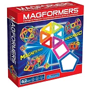 Magformers磁性建構片62片裝組合包 (62片+摩天輪零件包+車輪組)