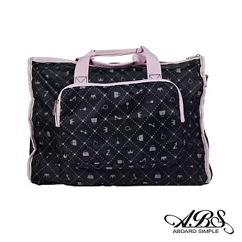 ABS愛貝斯 日本防水摺疊旅行袋 可加掛上拉桿(黑色時尚)66-001D8