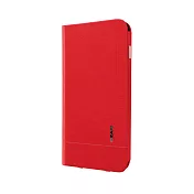 Ozaki O!coat Aim+ iPhone6 4.7吋側翻式附卡槽皮套-紅色