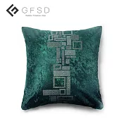 【GFSD】幾何普普風-【堆疊】抱枕翡翠綠