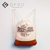 【GFSD】就是愛搖滾!ROCK&ROLL -【唱盤】後背包棕紅