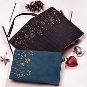 【GFSD】聖誕驚奇系列【繽紛聖誕】書衣-咖啡紫紋