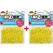 【美國Cra-Z-Art】Cra-Z-Loom 彩虹圈圈編織 橡皮筋補充包 鵝黃x2包
